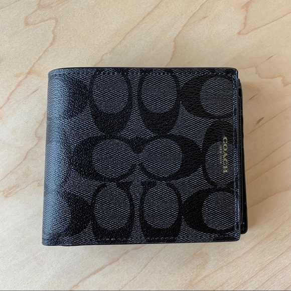 Coach Other - COACH MEN’S SIGNATURE BLEECKER COMPACT ID WALLET